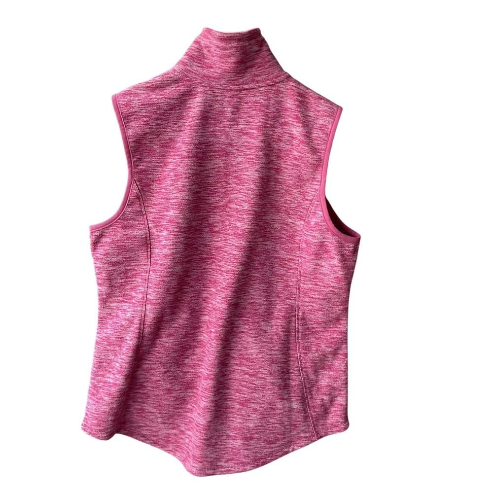 st john's bay Vest Jacket Pink Fleece Active Preppy Athleisure Outdoor consign S - Picture 2 of 6